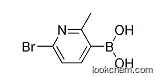 Molecular Structure of 1072944-22-9 (6-Bromo-2-methylpyridine-3-boronic acid)